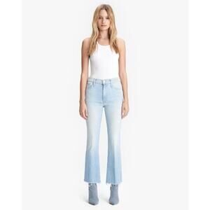 MOTHER Hustler Ankle Fray When in Rome Wash Jeans